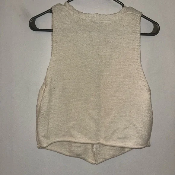 Dynamite Cream Knit Tank Top - Picture 4 of 6